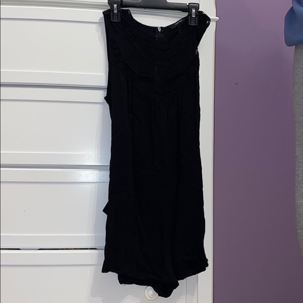 Forever 21 Black Romper Small